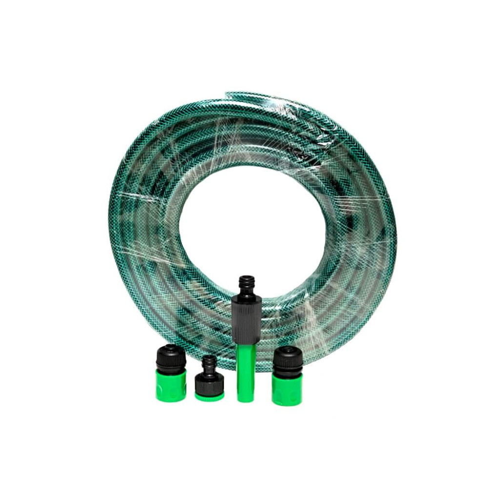 Furtun gradina armat cu accesorii 1/2 20M