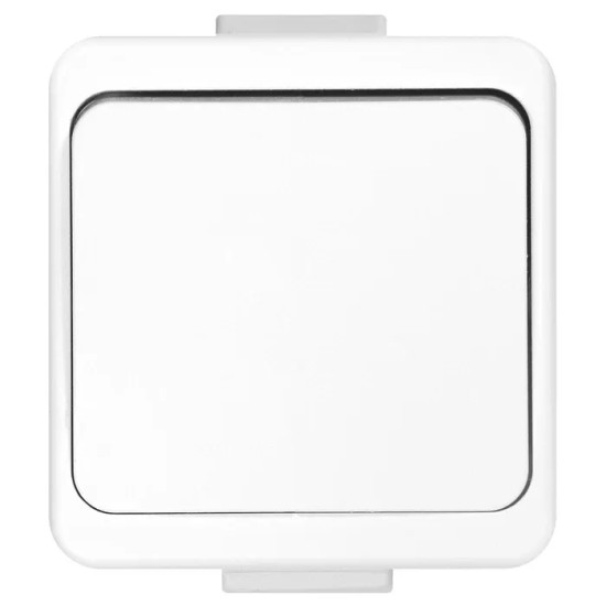 Intrerupator simplu alb