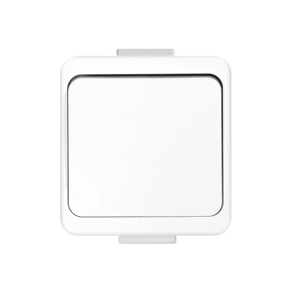 Intrerupator simplu alb